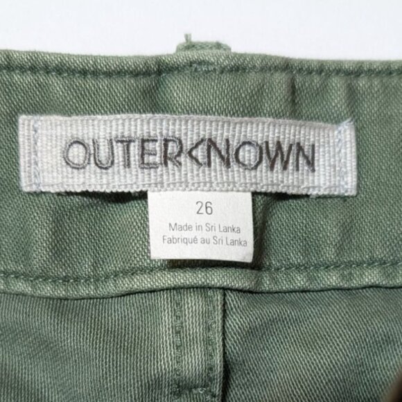Outerknown Westbound Utility Shorts Organic Cotton Womens Size 26 Green - Picture 4 of 10